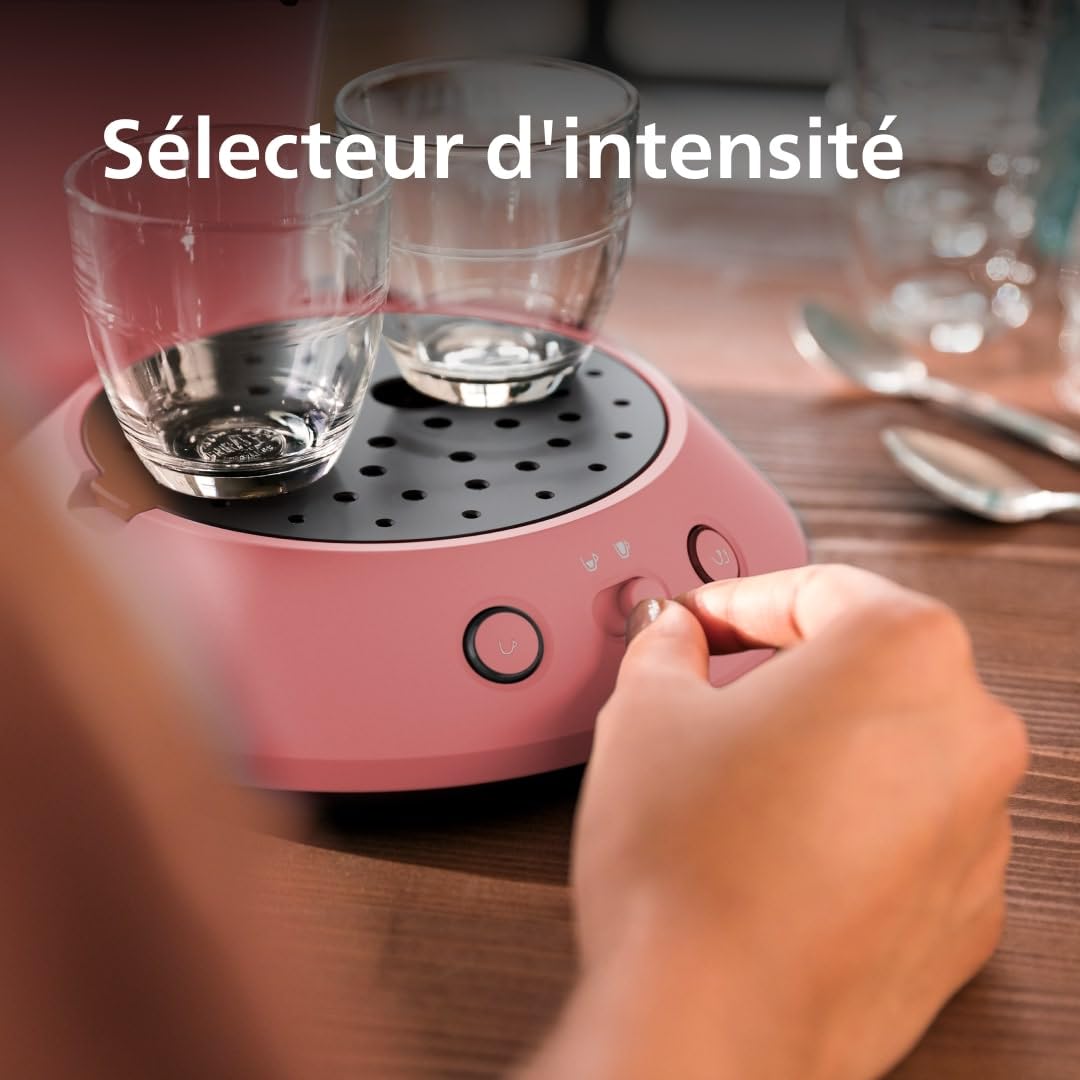 Philips Senseo Original Plus Machine à café à dosettes Rouge Tendre CSA210/35