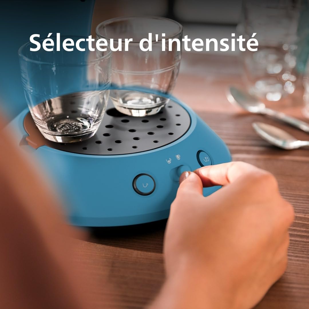 Philips Senseo Original Plus Machine à café à dosettes Bleu Paon CSA210/00