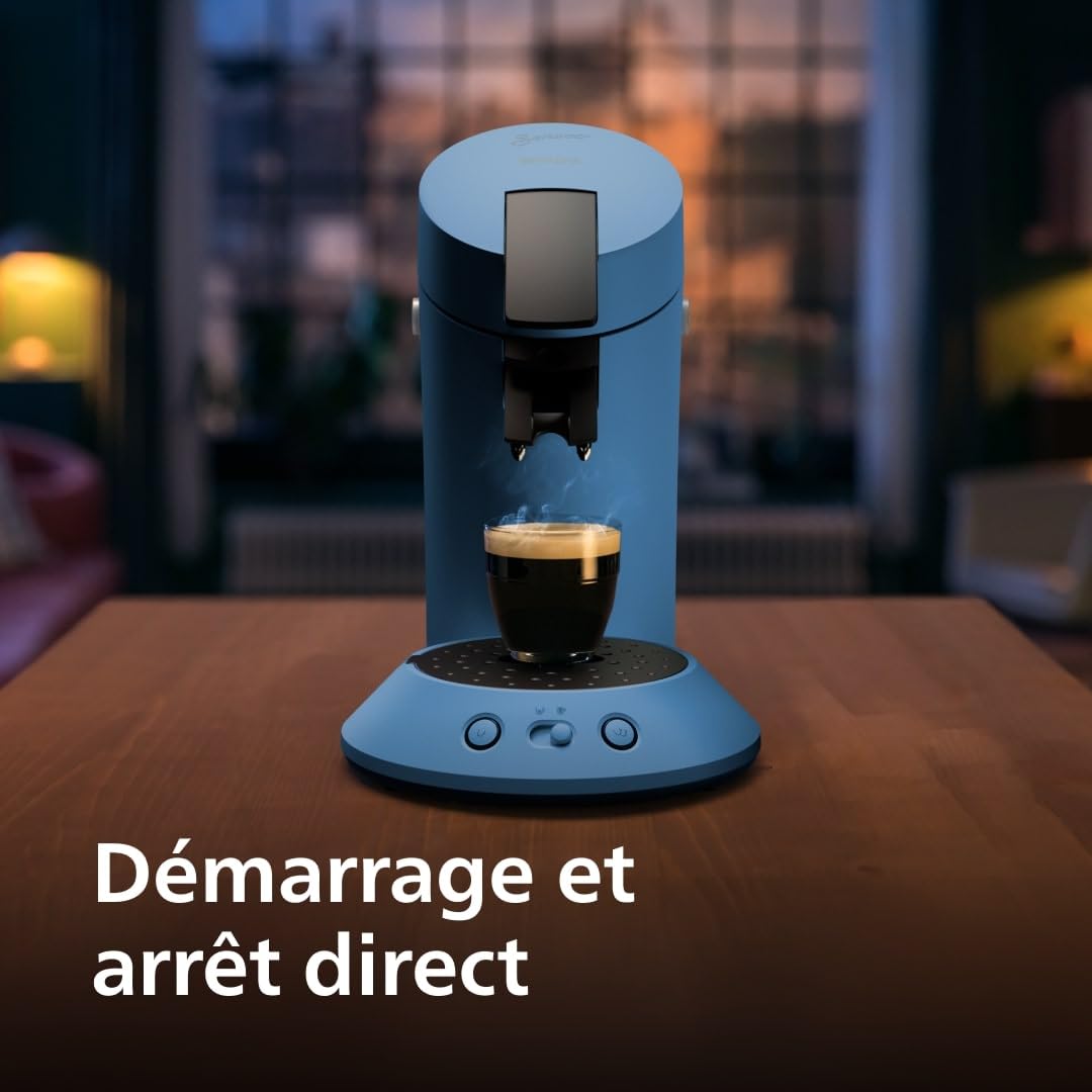 Philips Senseo Original Plus Machine à café à dosettes Bleu Paon CSA210/00