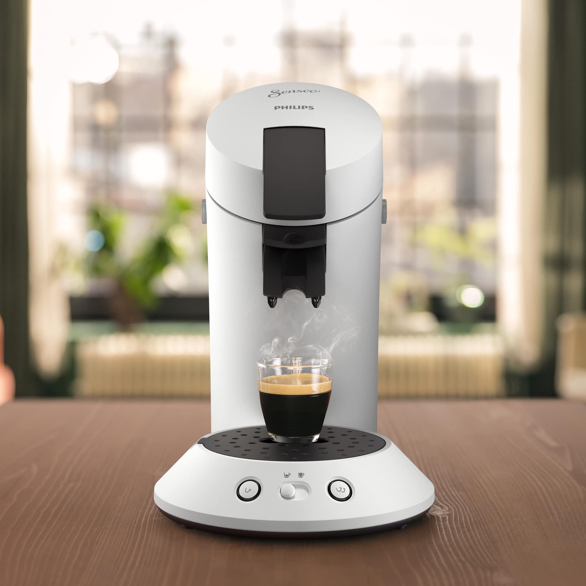 Philips Senseo Original Plus Machine à café à dosettes Blanc CSA210/10