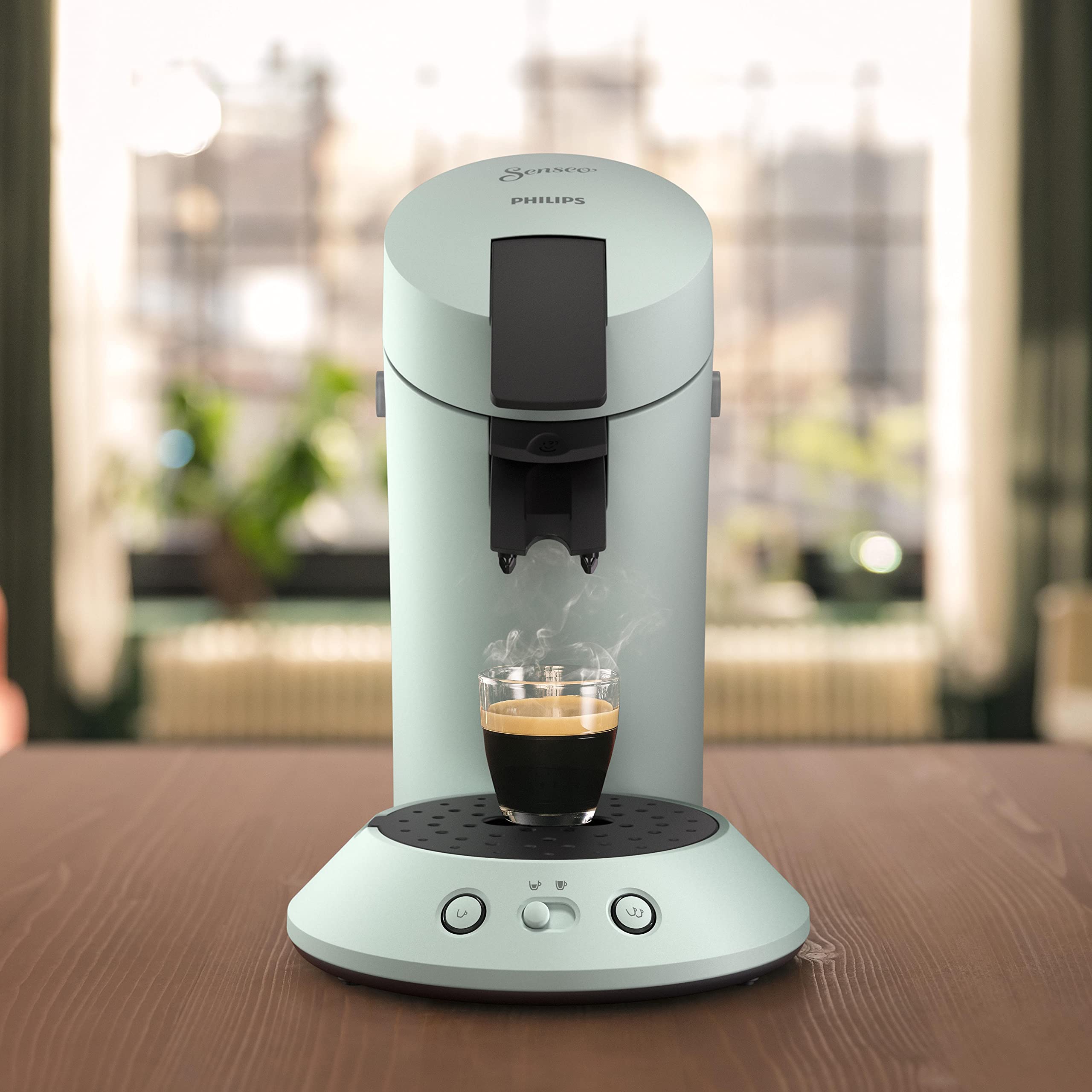 Philips Senseo Original Plus Machine à café à dosettes Menthe Pâle CSA210/21