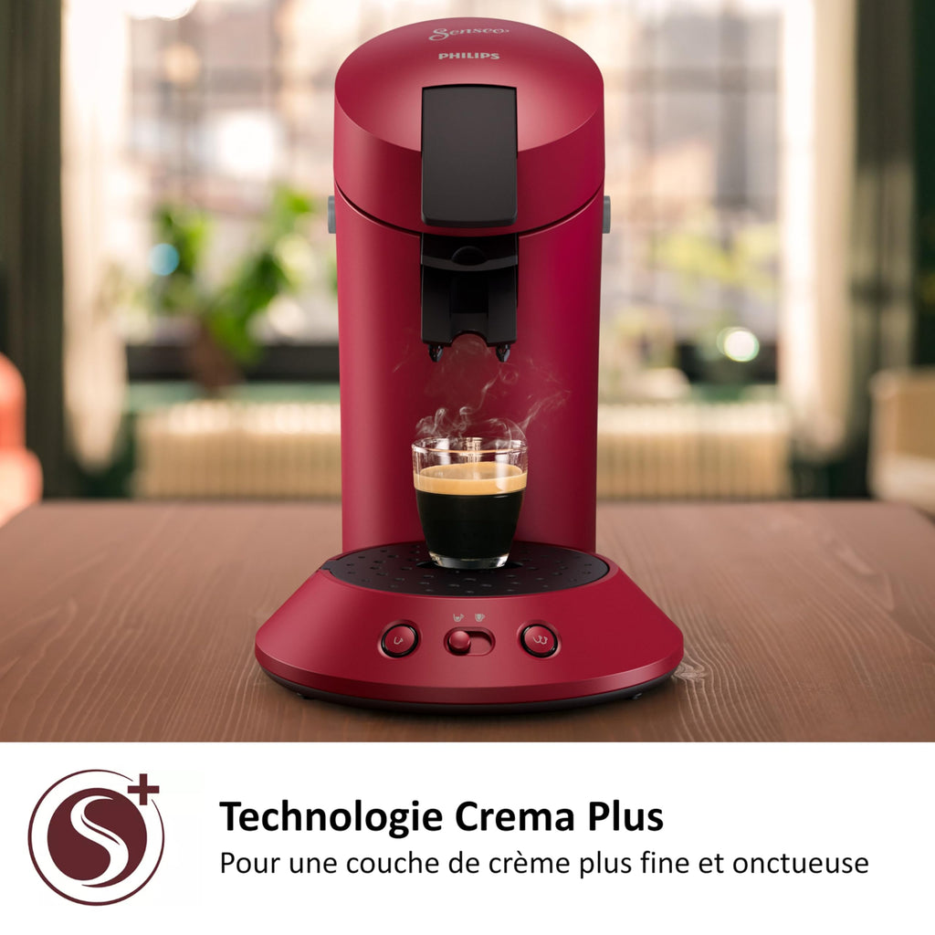Philips Senseo Original Plus Machine à café à dosettes Rouge CSA210/91