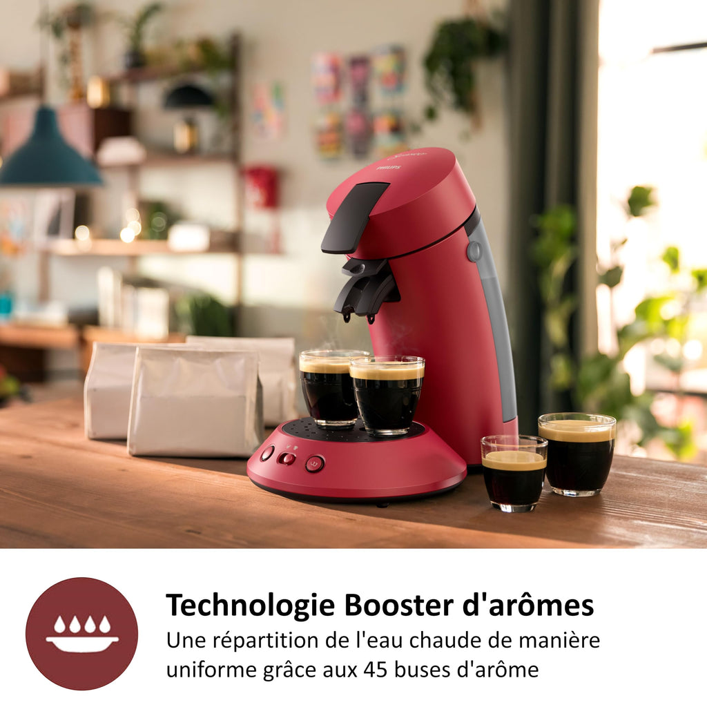 Philips Senseo Original Plus Machine à café à dosettes Rouge CSA210/91